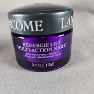 Lancome Renergie Lift Multi-Action Night  Cream 0.5 oz/15 ml travel size NWOB